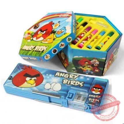 Angry Bird Marker with Stationary Box by Kids Combos