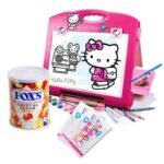 Kitty Board with Hair Pins & Fox Candy gift by Kids Combos
