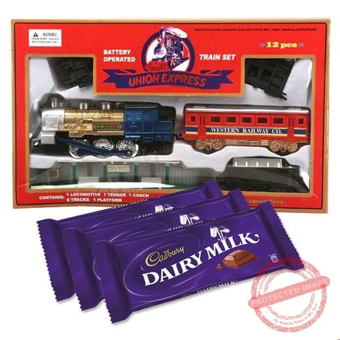 Train Set with Chocs gift by Kids Combos Train Set with Chocs gift by Kids Combos