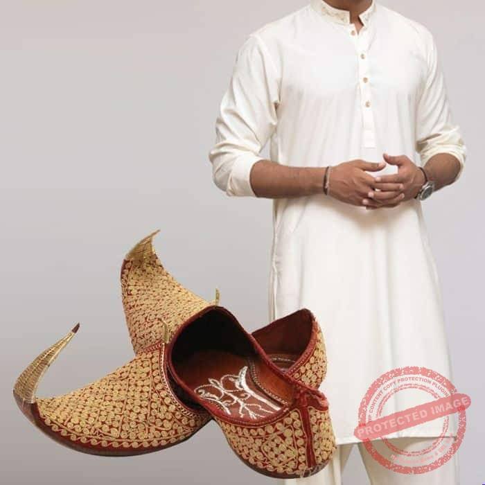 Kurta with Khussay Kurta with Khussay gift by Combo Deals for Him