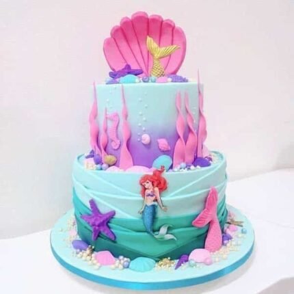 Mermaid Theme Cake gift delivery in Lahore