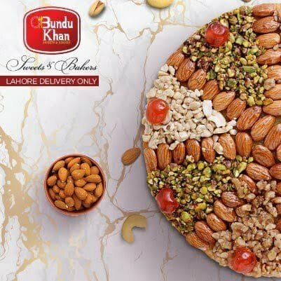 Special Pista Almond Dry Cake gift delivery in Pakistan
