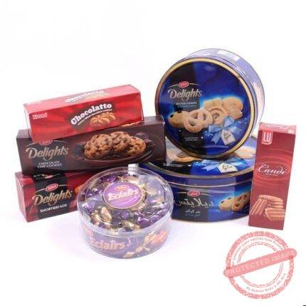 Cookies Gift Basket chocolate gift for Ramadan