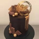 Chocolate Designer Cake with Birthday Topper gift delivery in Lahore