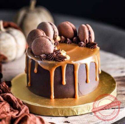 Macaron Troupe Cake 2.75 Lbs gift delivery in Karachi
