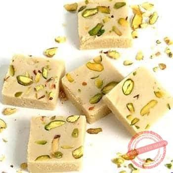 1 kg Badam Barfi Rewaari Sweet gift delivery in Pakistan