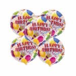 5 Birthday Foil Balloons gift delivery in Pakistan
