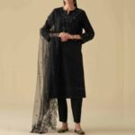 3 Piece Embroidered Suit (Nishat) gift for Eid