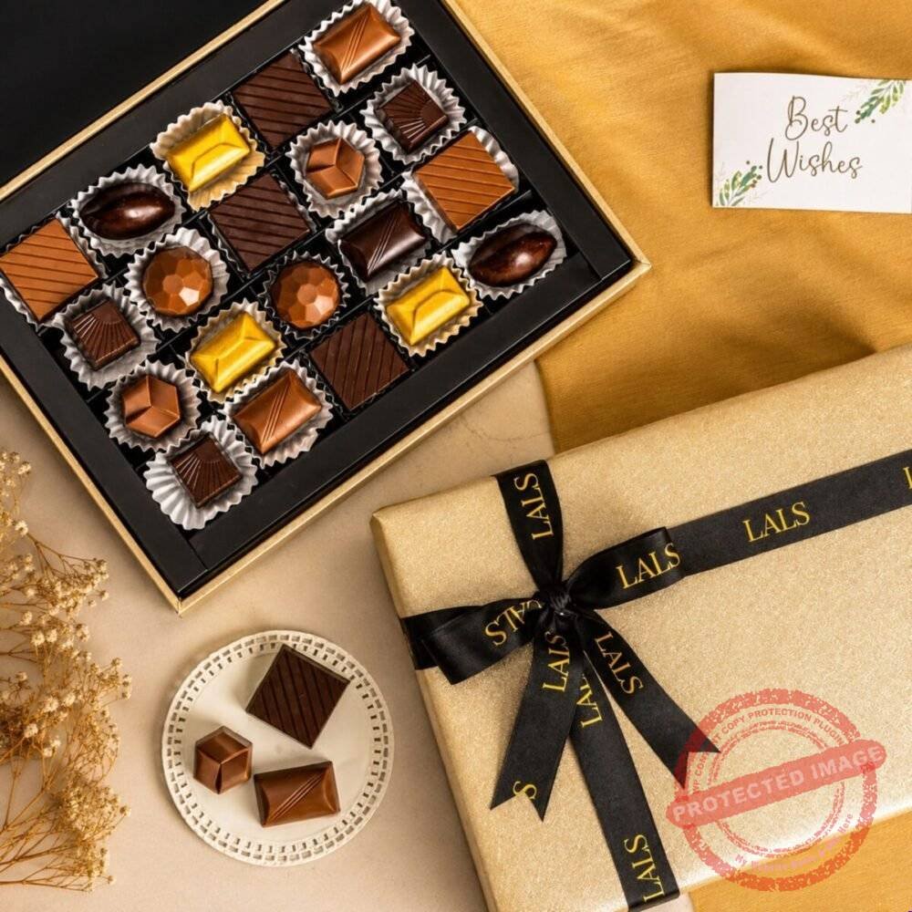 Classic Gold Leather Classic Gold Leather chocolate gift by Lals