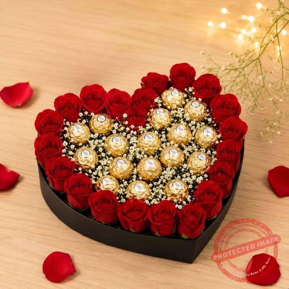 Heartful Delight Heartful Delight chocolate gift for Wedding