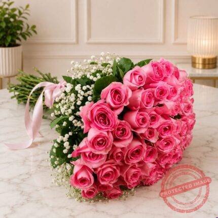 Pink Roses Imported gift delivery in Pakistan