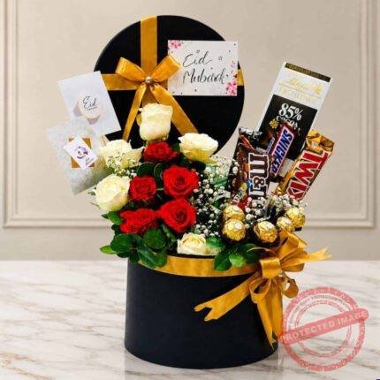 Round Chocolate Box for Valentines Day