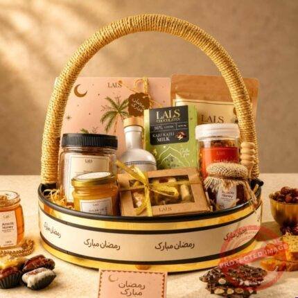 Ramazan Showstopper Basket chocolate gift by Lals for Ramadan
