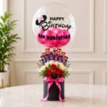 Chocolate Floral Balloon gift delivery in Pakistan