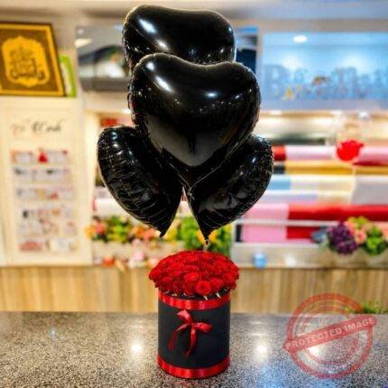 Red Lover Bloom 2 flower arrangement in Lahore for Wedding