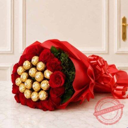 Ferrero Rocher Bouquet 1 gift delivery in Pakistan