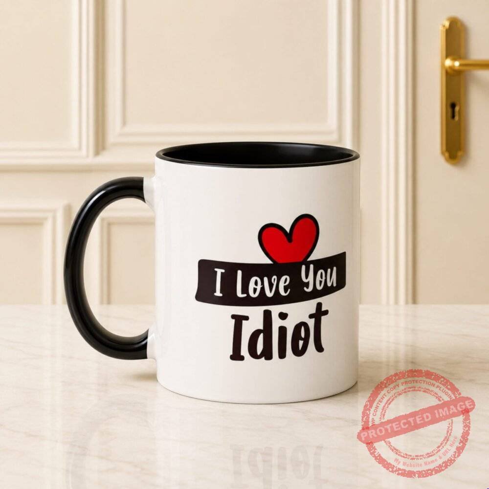 I Love You Idiot Mug I Love You Idiot Mug gift for Valentines Day