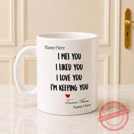 I Met You Mug gift delivery in Pakistan