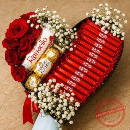 Mysterious Love chocolate gift for Valentines Day