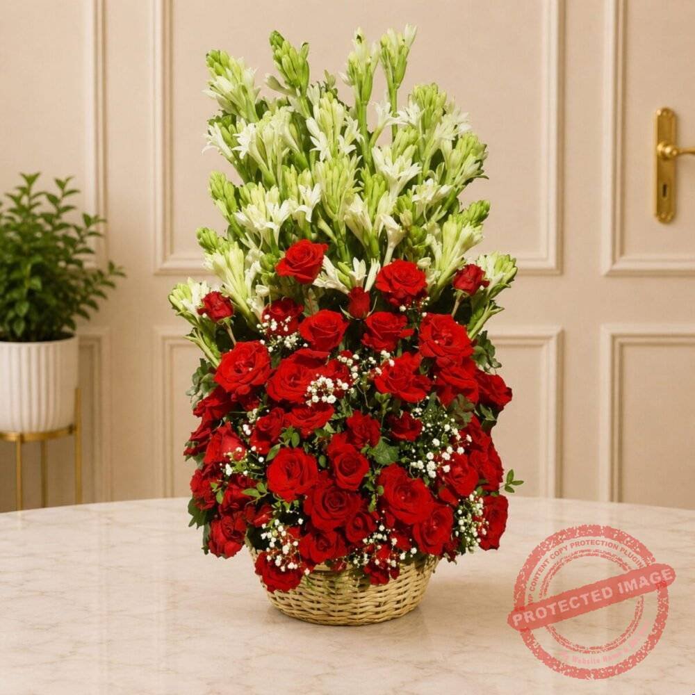 Blossom Basket Blossom Basket flower arrangement by & in Lahore