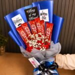 Purple KitKat Bouquet gift delivery in Pakistan