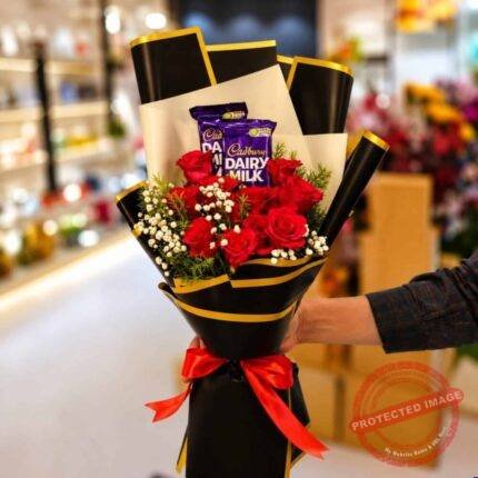 Mini Bouquet chocolate gift for Valentines Day