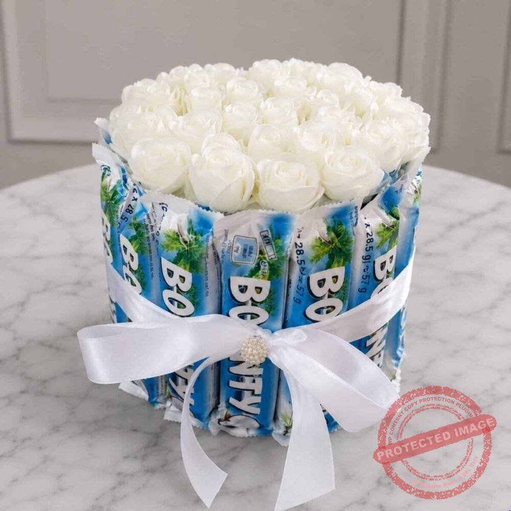 Bounty Bouquet Bounty Bouquet chocolate gift for Valentines Day