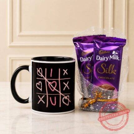 Mug with Chocolates gift for Birthday