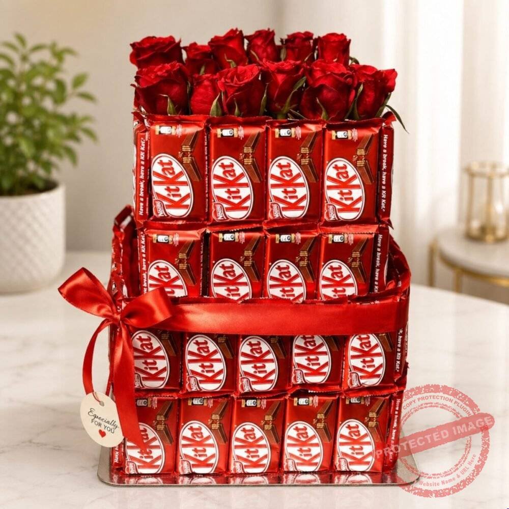 4 Finger KitKat Tower 4 Finger KitKat Tower for Wedding