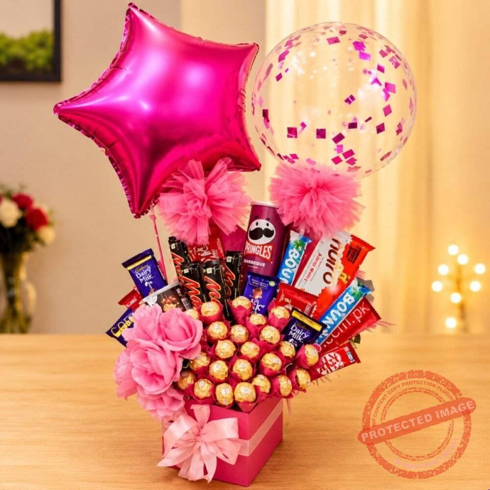 Pink Love Pink Love chocolate gift for Wedding