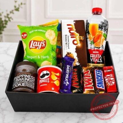 Snack Hamper chocolate gift for Valentines Day