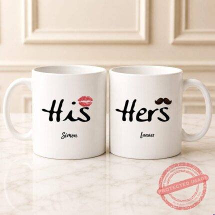 His and Her Mug gift delivery in Pakistan