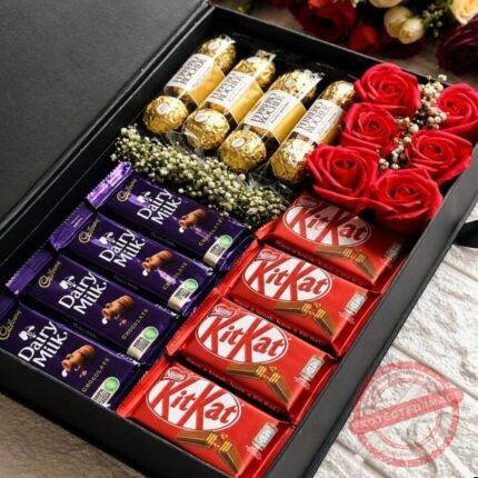 Opening Chocolate Box for Get Well Soon
