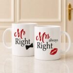 Mr and Mrs Right Mug gift delivery in Pakistan