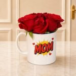 Super Mom Mug Filled with Roses in Lahore