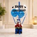 Floral Balloon Blue Theme gift delivery in Pakistan