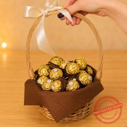 Ferrero Rocher Basket gift delivery in Pakistan