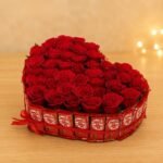 Heart Roses & KitKat Bouquet gift delivery in Pakistan