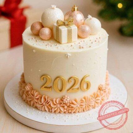 New Year Cake 2026 by O’Clock in Lahore