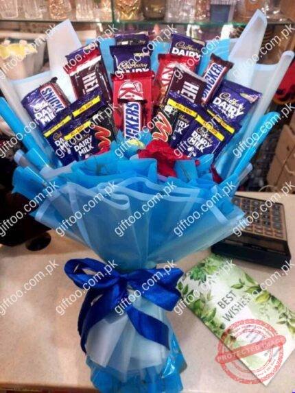 Mix Chocolate Bouquet for Valentines Day