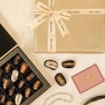 Gold Leather Date Box gift delivery in Pakistan