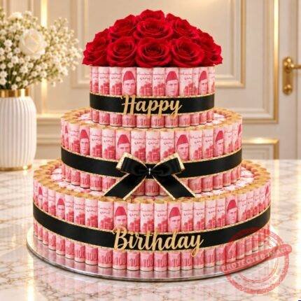 Cash Tower gift for Valentines Day