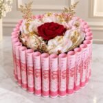 Flowers in Cash gift by Congratulations for Valentines Day