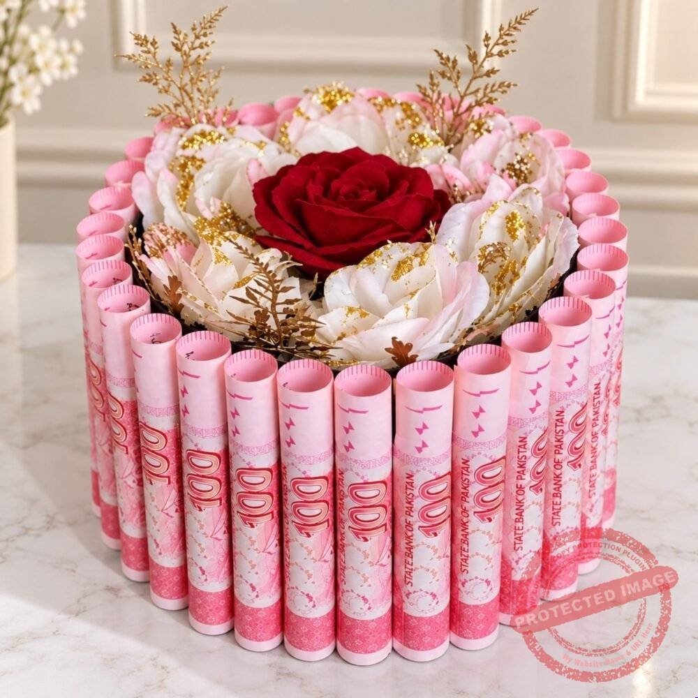 Flowers in Cash gift by Congratulations for Valentines Day Flowers in Cash gift for Valentines Day