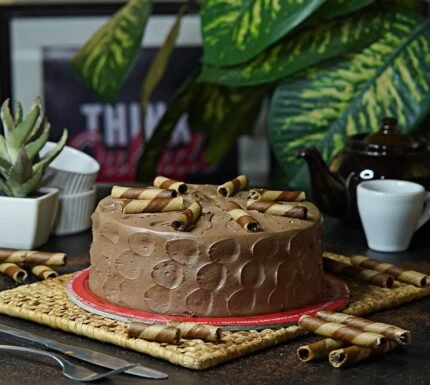 Belgium Mold Cake gift delivery in Hyderabad