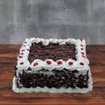 4 Pounds Black Forest Square Cake gift delivery in Pakistan