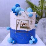 Navy Blue Theme Cake gift delivery in Lahore
