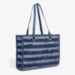 Striped Denim Tote Bag gift delivery in Pakistan