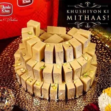 1 kg Badam Barfi gift delivery in Pakistan