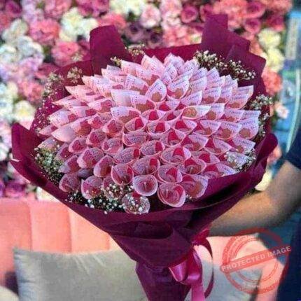 Cash Bouquet in New Style gift delivery in Pakistan